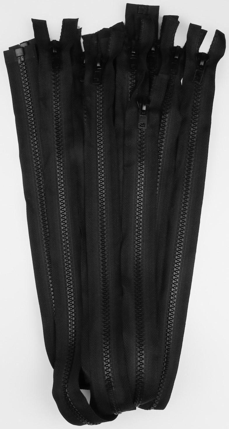 Молния разъёмная «Трактор», №8, замок автомат, 80 см, цвет чёрный