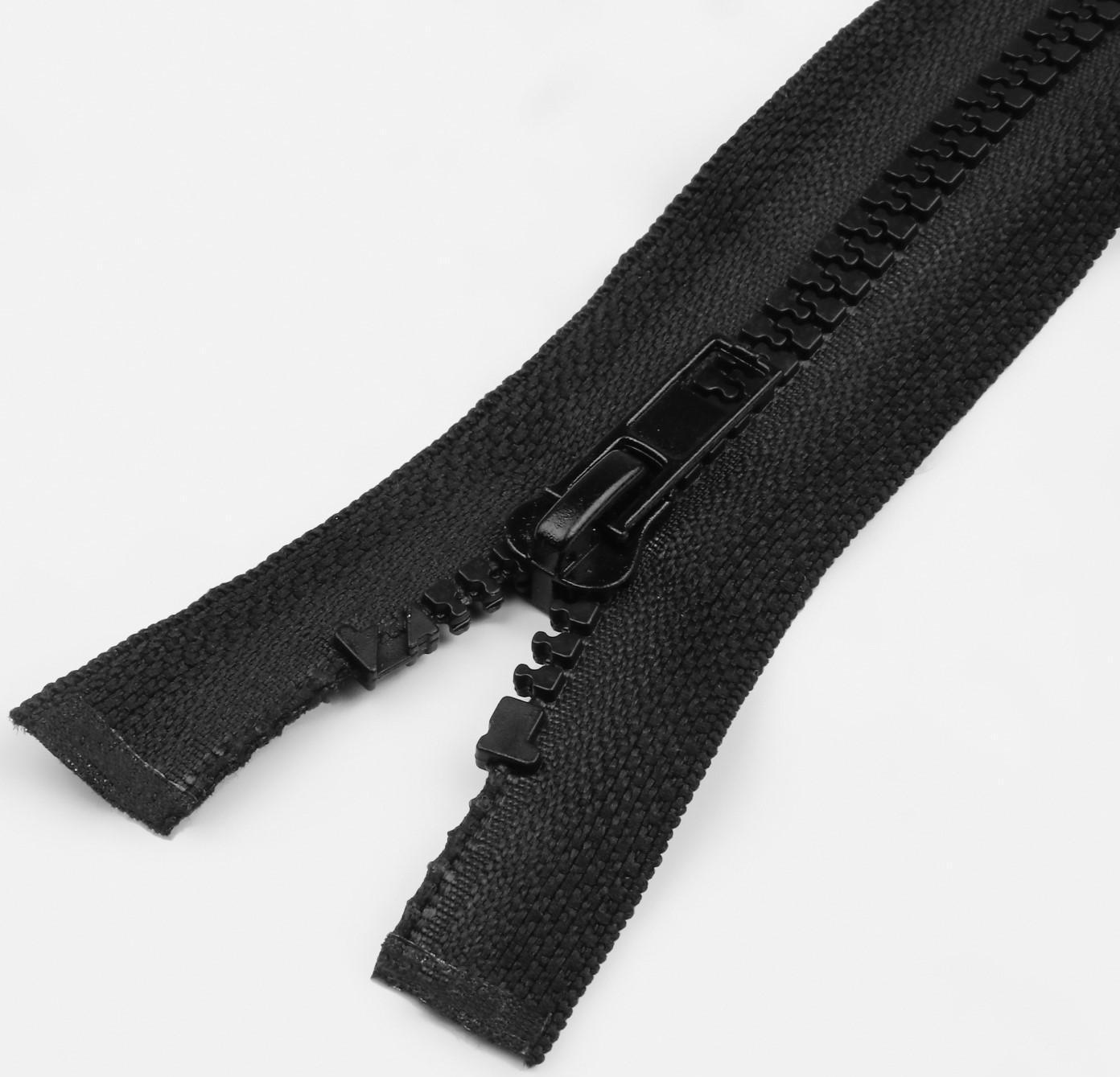 Молния разъёмная «Трактор», №8, замок автомат, 80 см, цвет чёрный