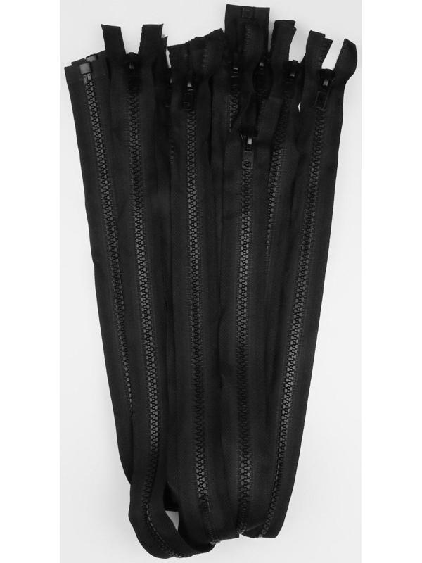 Молния разъёмная «Трактор», №8, замок автомат, 80 см, цвет чёрный