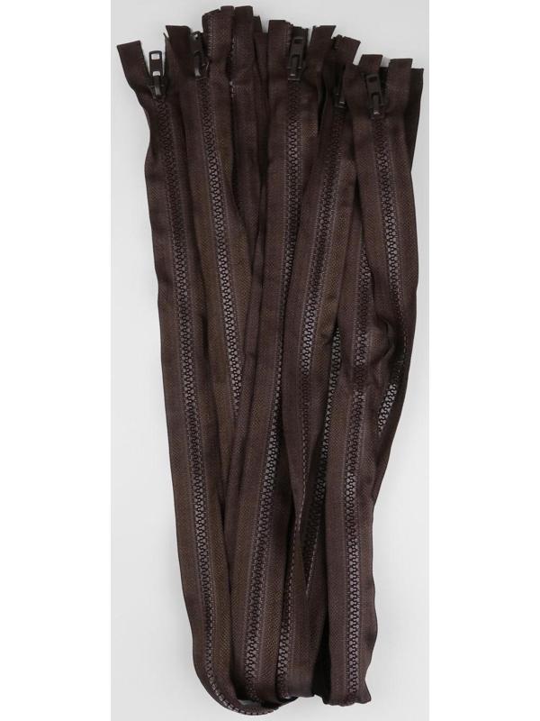 Молния разъёмная «Трактор», №8, замок автомат, 80 см, цвет коричневый