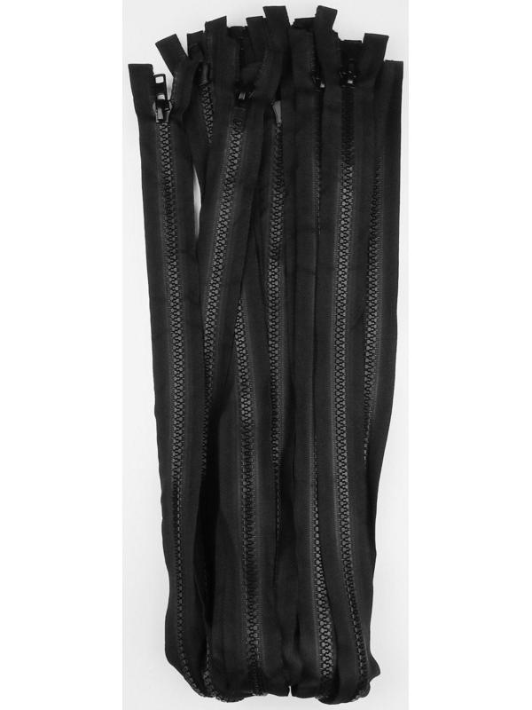 Молния разъёмная «Трактор», №8, замок автомат, 90 см, цвет чёрный