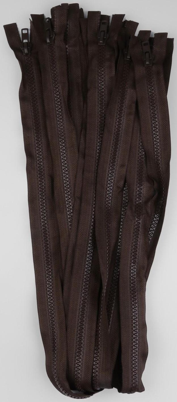 Молния разъёмная «Трактор», №8, замок автомат, 90 см, цвет коричневый