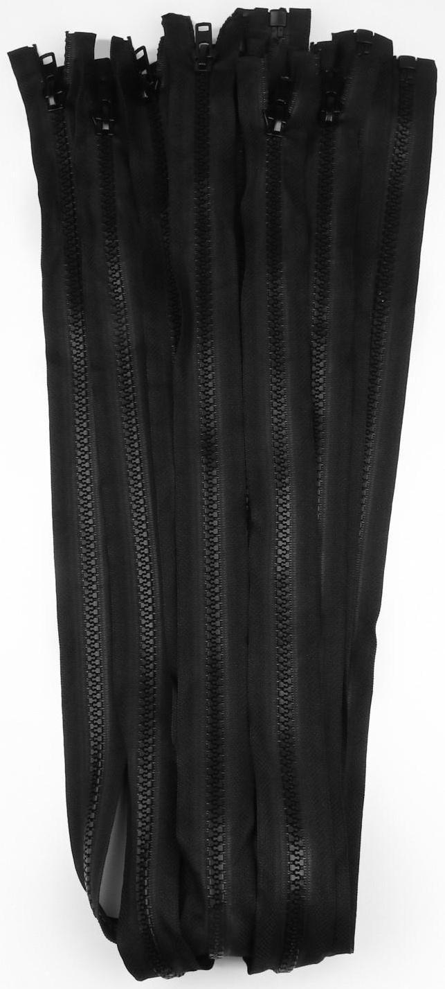 Молния разъёмная «Трактор», №8, замок автомат, 100 см, цвет чёрный