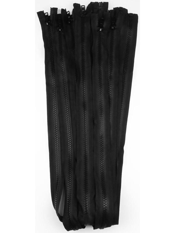 Молния разъёмная «Трактор», №8, замок автомат, 100 см, цвет чёрный