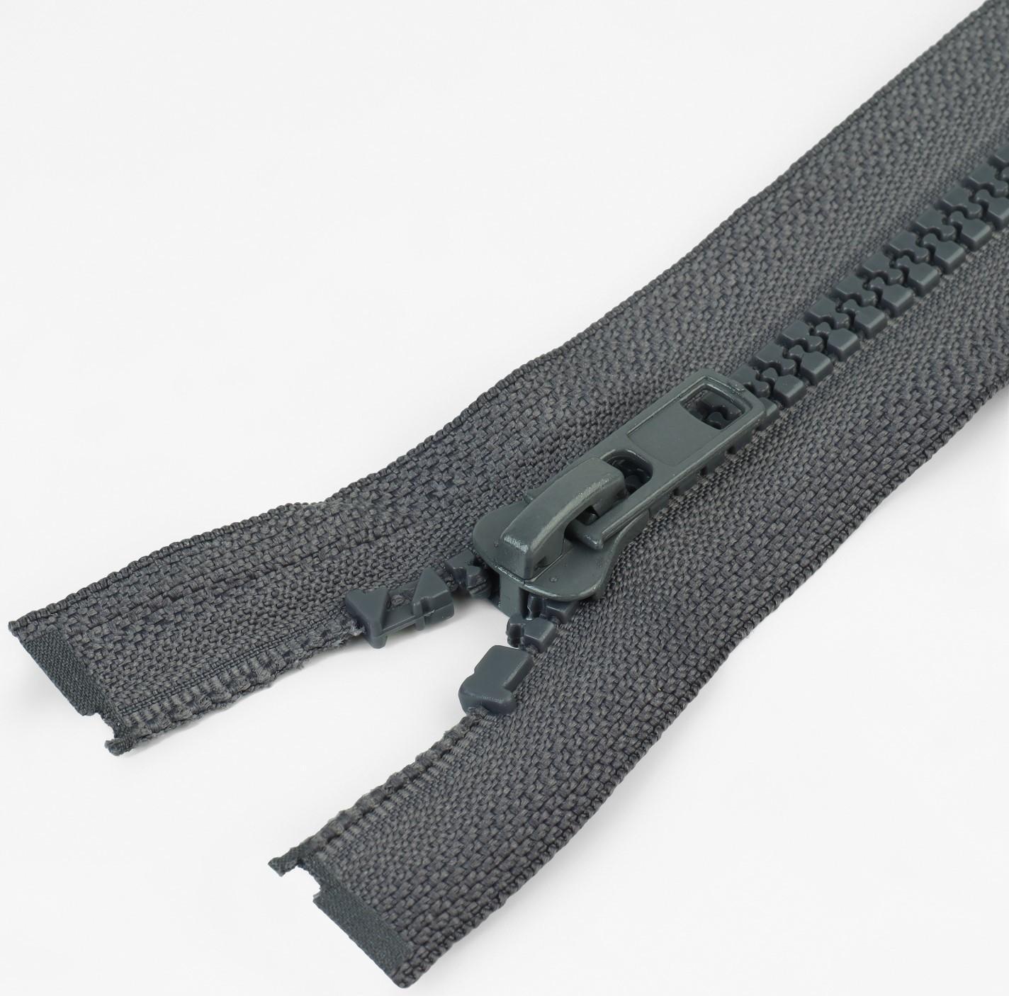 Молния разъёмная «Трактор», №8, замок автомат, 100 см, цвет серый