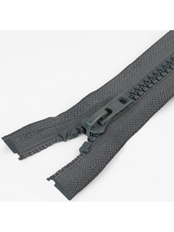 Молния разъёмная «Трактор», №8, замок автомат, 100 см, цвет серый