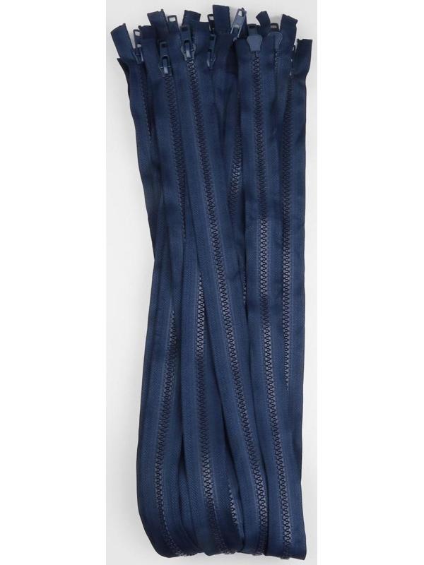 Молния разъёмная «Трактор», №8, 2 бегунка, замки автомат, 100 см, цвет тёмно-синий