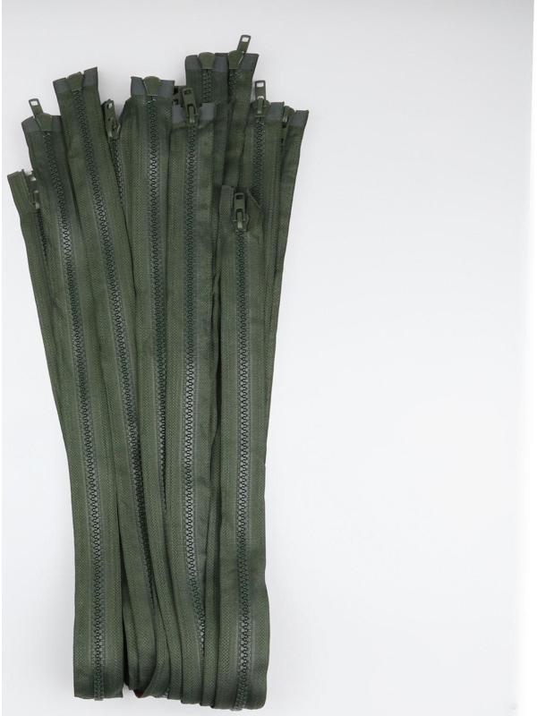 Молния разъёмная «Трактор», №8, 2 бегунка, замки автомат, 100 см, цвет хаки