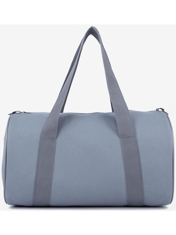 Сумка спортивная на молнии, длинный ремень, цвет серый