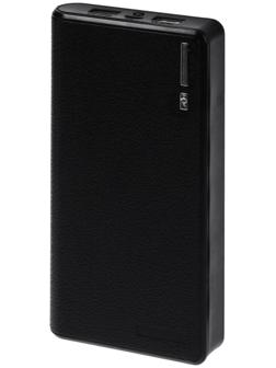 Внешний аккумулятор LuazON PB-01, 7200 мАч, 2 USB, 1/2.1 А, фонарик, чёрный