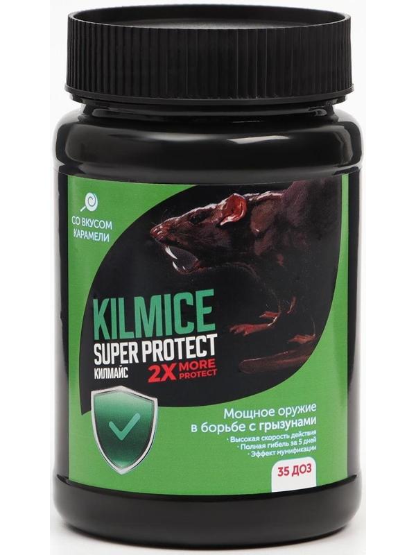 Средство от грызунов Килмайс парафинированные брикеты, банка 180 г, карамель