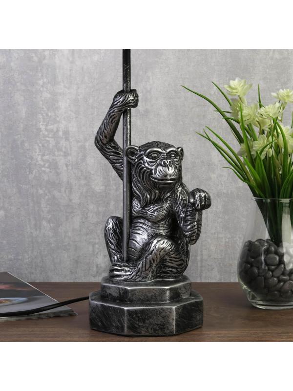 Лампа настольная 9293967TL/1 чернёное серебро E27 40Вт 30х30х53 см