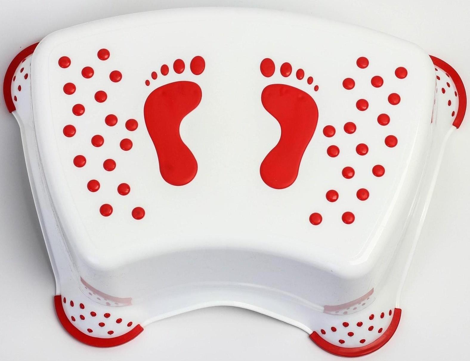 Подставка детская с антискользящими ножками, цвет белый