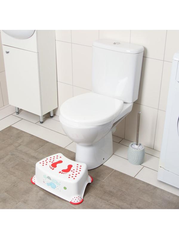 Подставка детская с антискользящими ножками, цвет белый