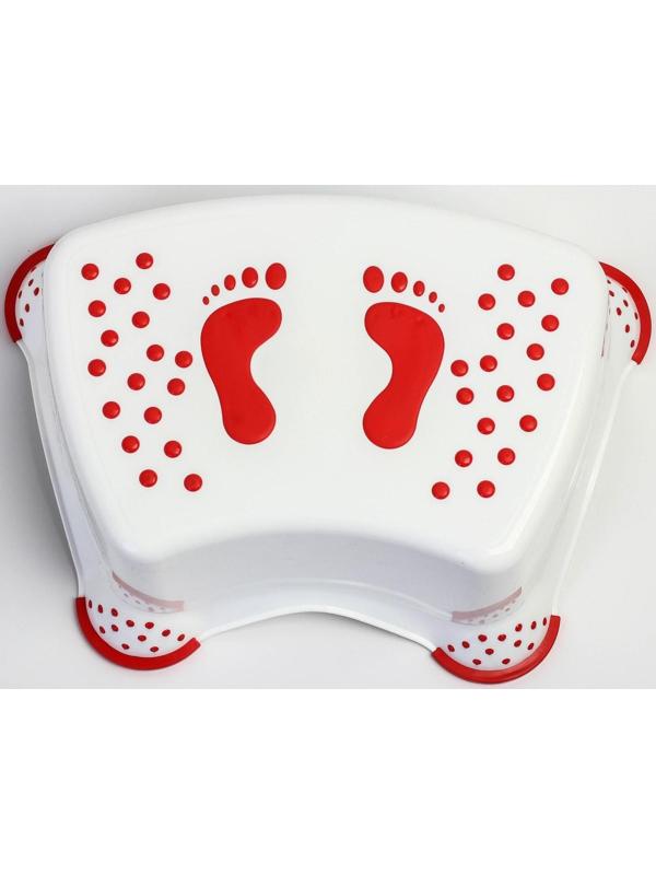 Подставка детская с антискользящими ножками, цвет белый