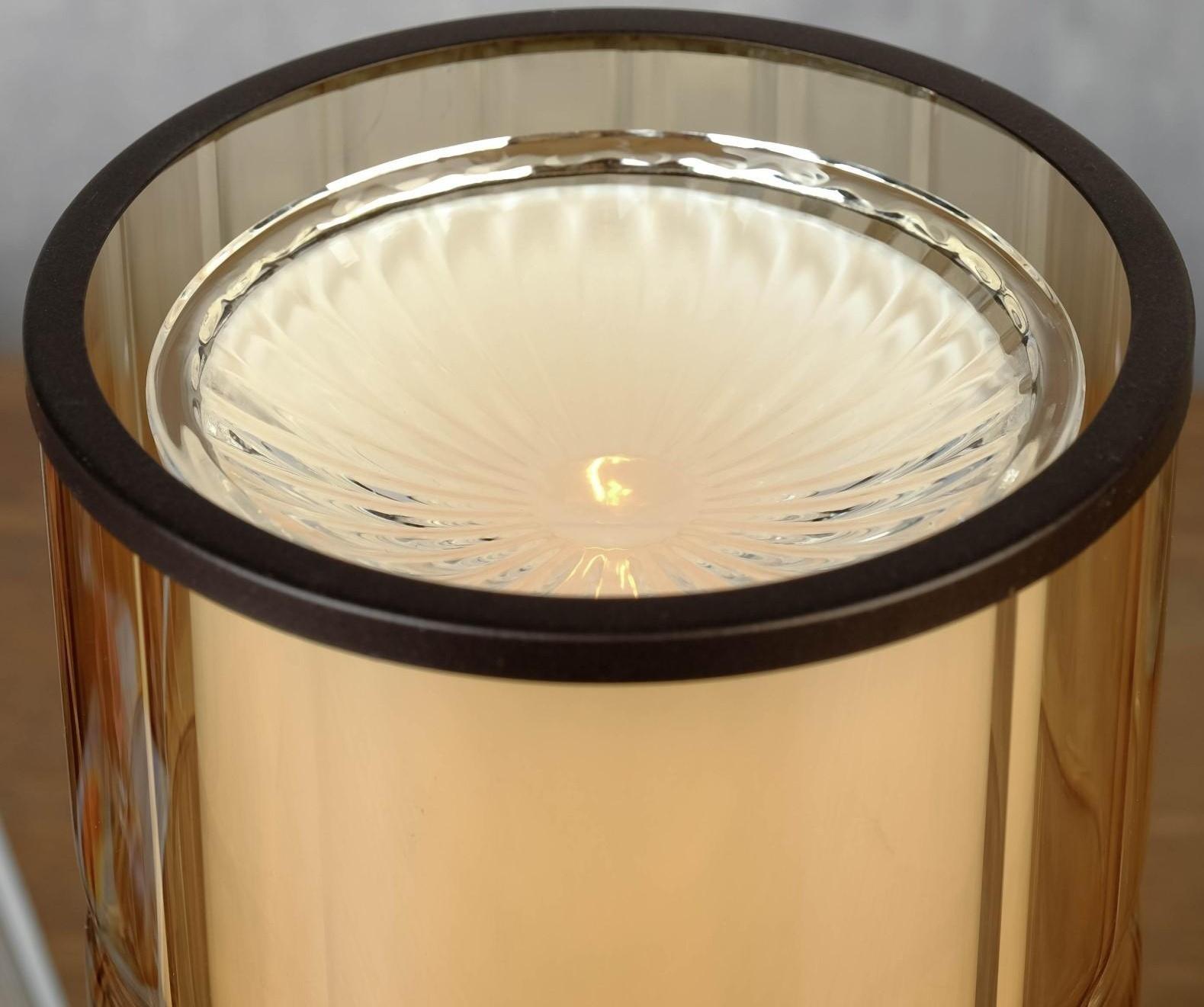 Аромасветильник сенсорный 7050049A/1 3 режима G4 20Вт хром 12,3х12,3х22 см