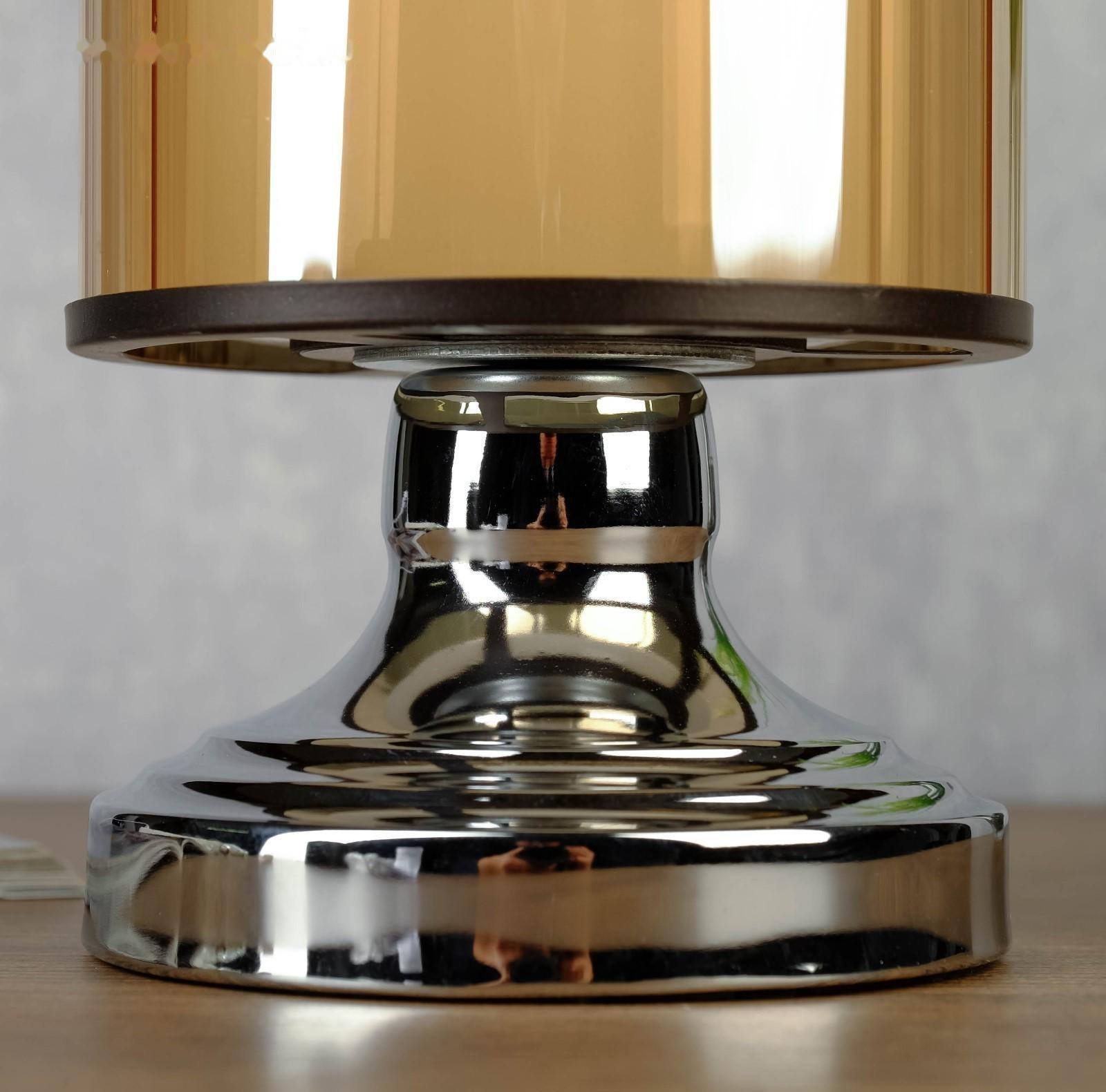 Аромасветильник сенсорный 7050049A/1 3 режима G4 20Вт хром 12,3х12,3х22 см