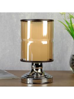 Аромасветильник сенсорный 7050049A/1 3 режима G4 20Вт хром 12,3х12,3х22 см