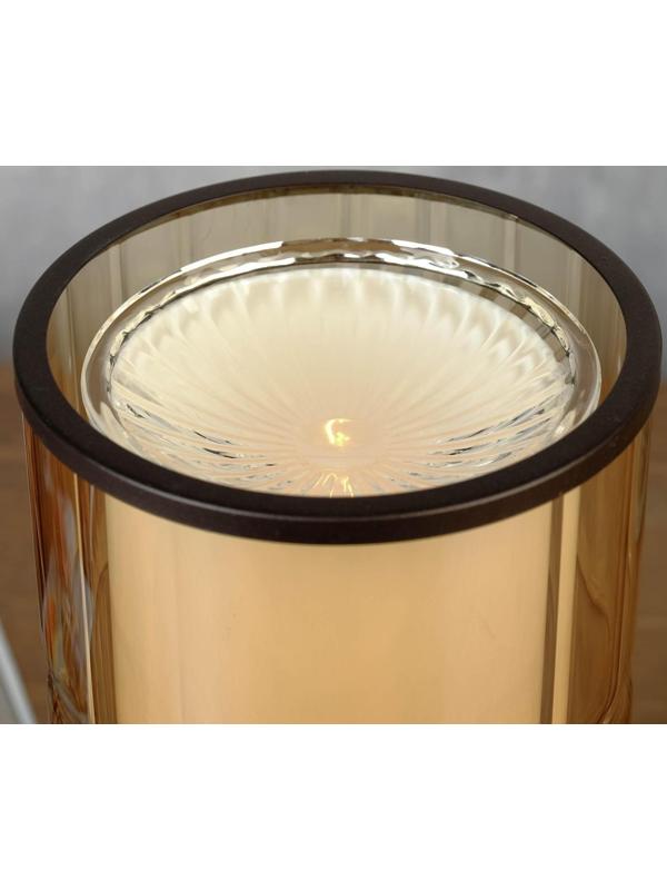 Аромасветильник сенсорный 7050049A/1 3 режима G4 20Вт хром 12,3х12,3х22 см