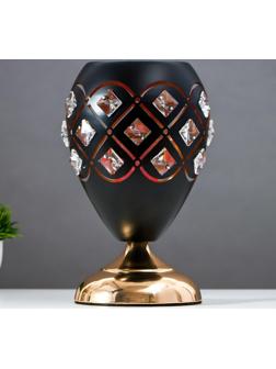 Аромасветильник сенсорный 7050056A/1 3 режима G4 20Вт черный 14,5х14,5х27 см