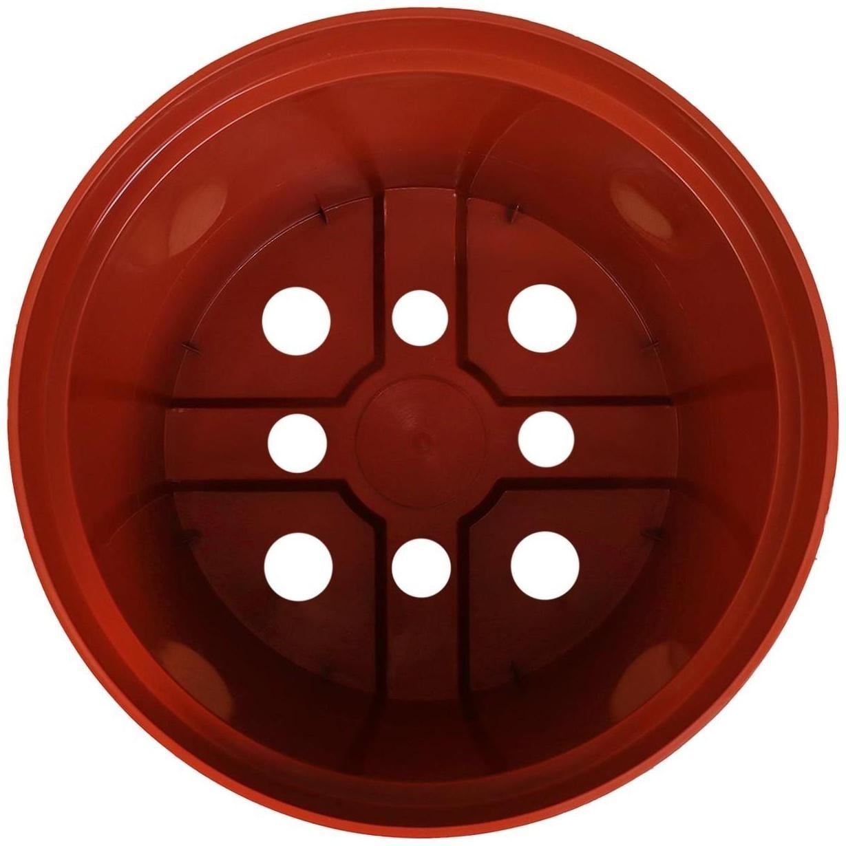 Горшок для рассады, 10 л, 29 × 29 × 22,5 см, терракотовый, Greengo