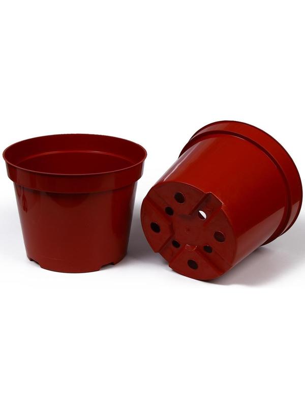 Горшок для рассады, 10 л, 29 × 29 × 22,5 см, терракотовый, Greengo