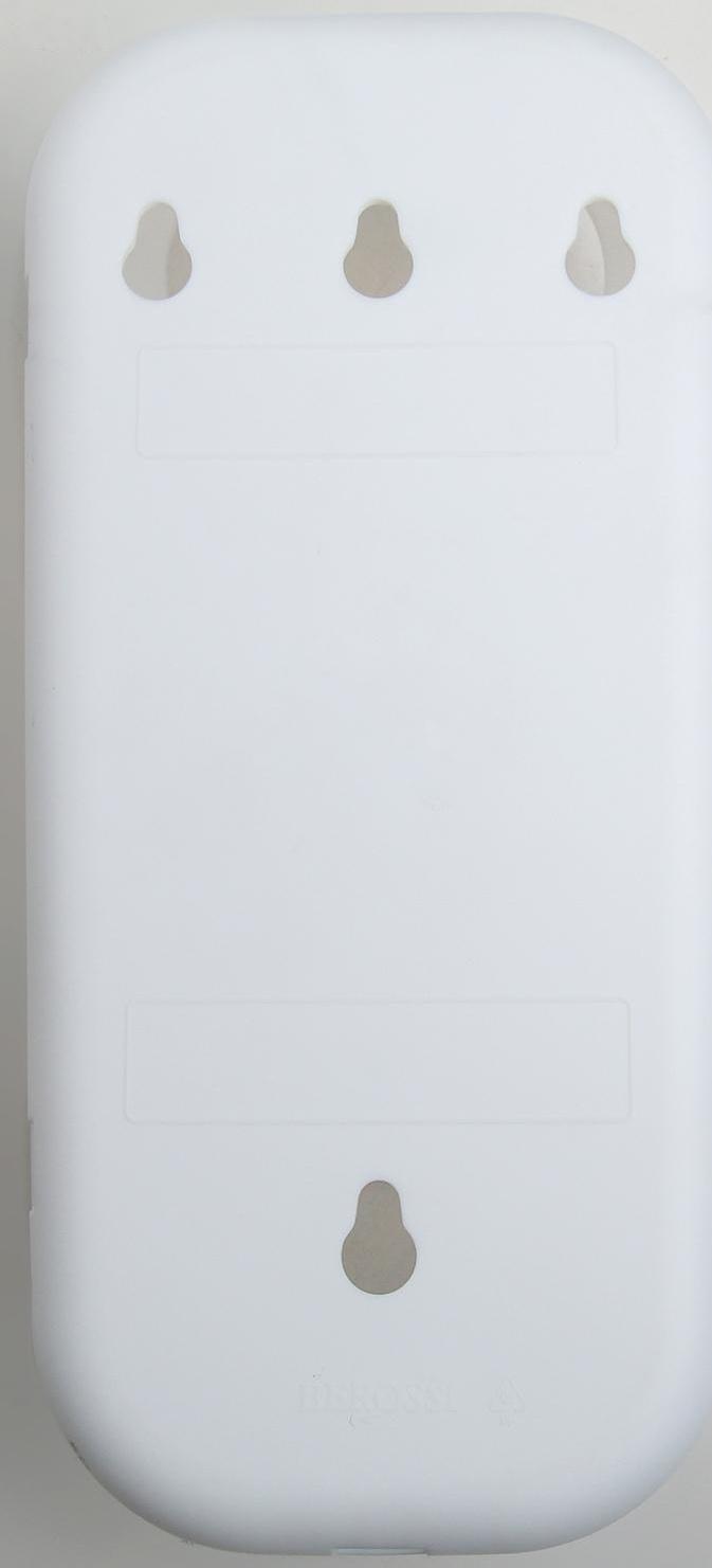 Корзина для пакетов Krita, 12×7×28 см, цвет снежно-белый