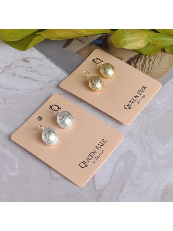 Серьги металл 