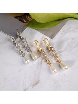 Серьги с жемчугом 