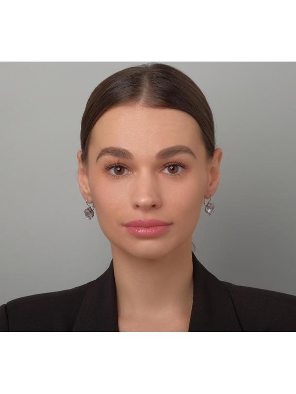 Серьги со стразами 