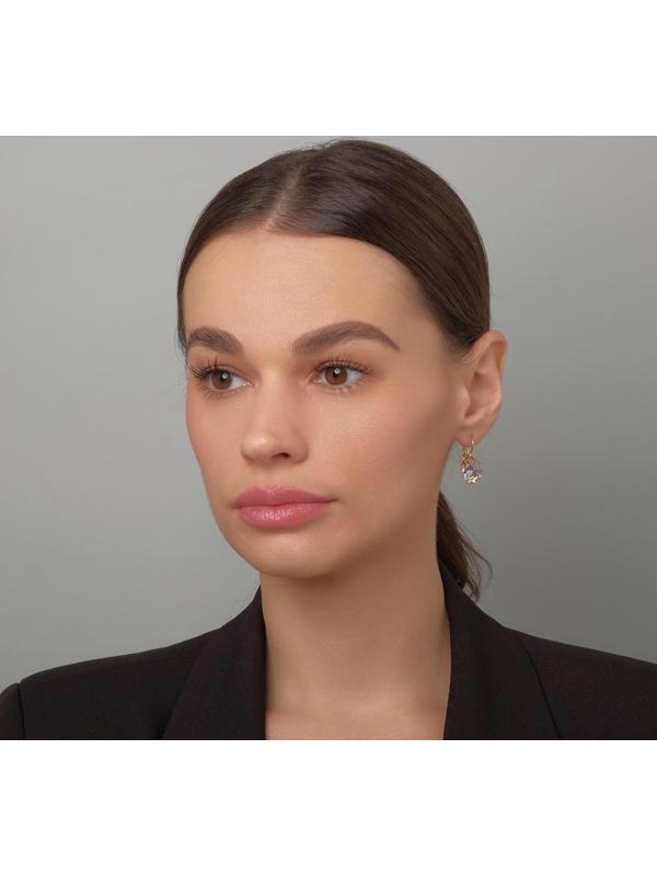 Серьги со стразами 