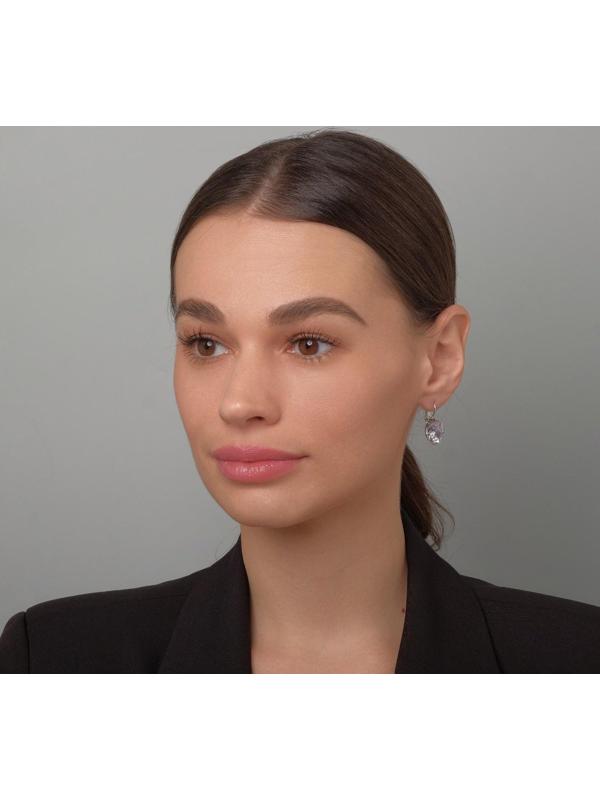 Серьги со стразами 