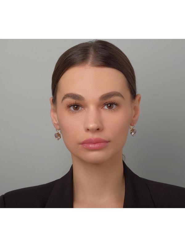 Серьги со стразами 