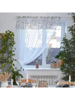 Тюль с подхватом и ламбрекеном 