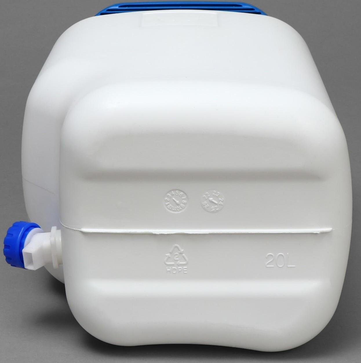 Фляга пищевая, 20 л, с краном, горловина 15 см,«Aqualine»