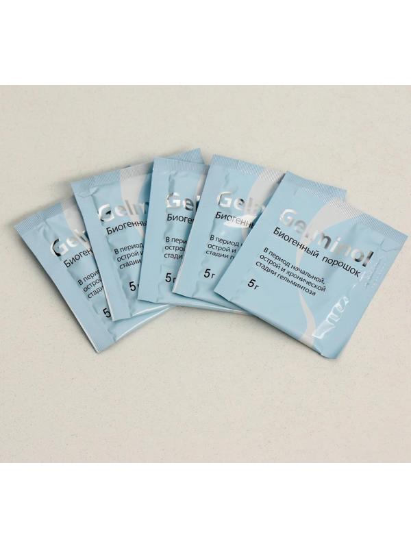 Противопаразитарный комплекс натуральный Gelminol, капли 10 мл + саше 5 х 5 г