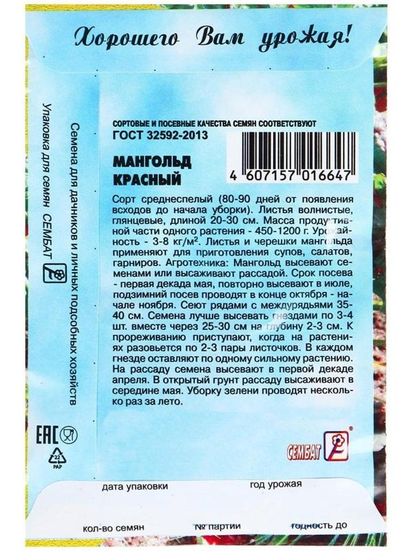 Семена Мангольд 