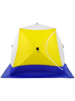 Палатка зимняя «КУБ», 3-местная, трёхслойная, дышащая