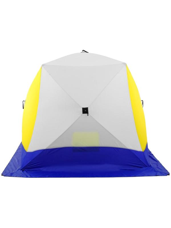 Палатка зимняя «КУБ», 3-местная, трёхслойная, дышащая