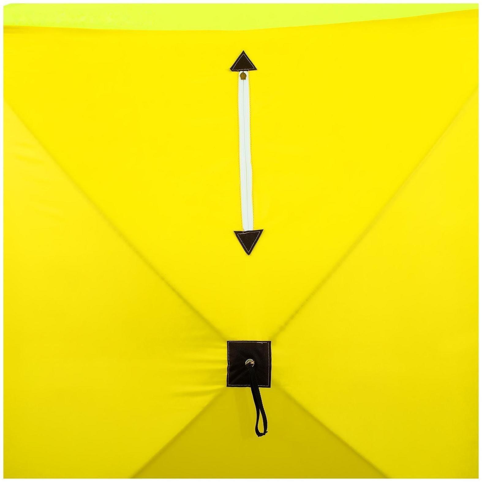 Палатка зимняя «КУБ» Long 3-местная, трёхслойная