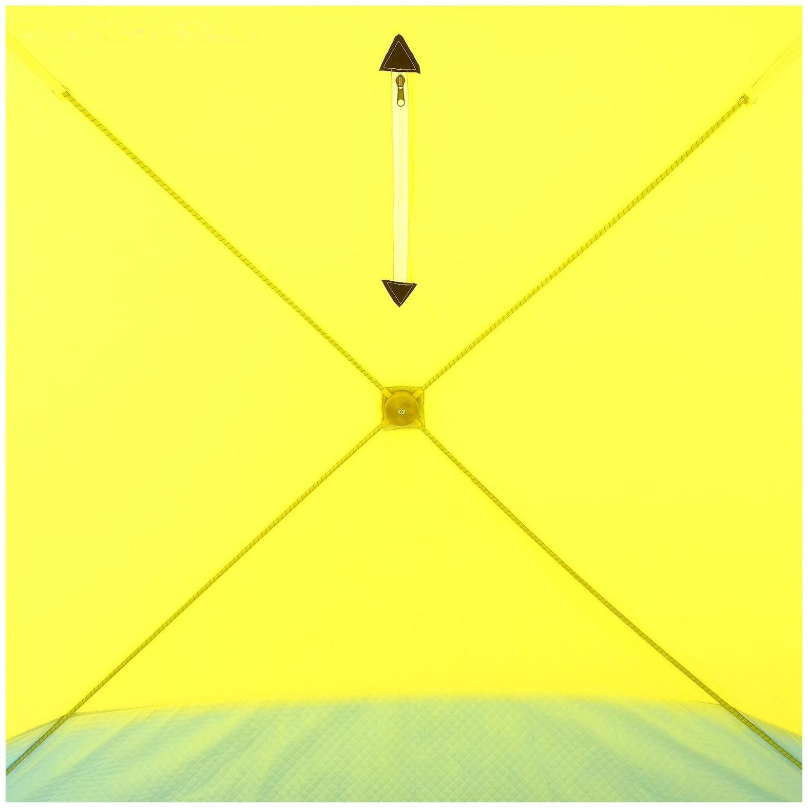 Палатка зимняя «КУБ» Long 3-местная, трёхслойная