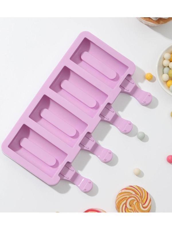 Форма для мороженого «Сицилия», 19,5×11 см, 4 ячейки (6,8×3,5 см), цвет МИКС