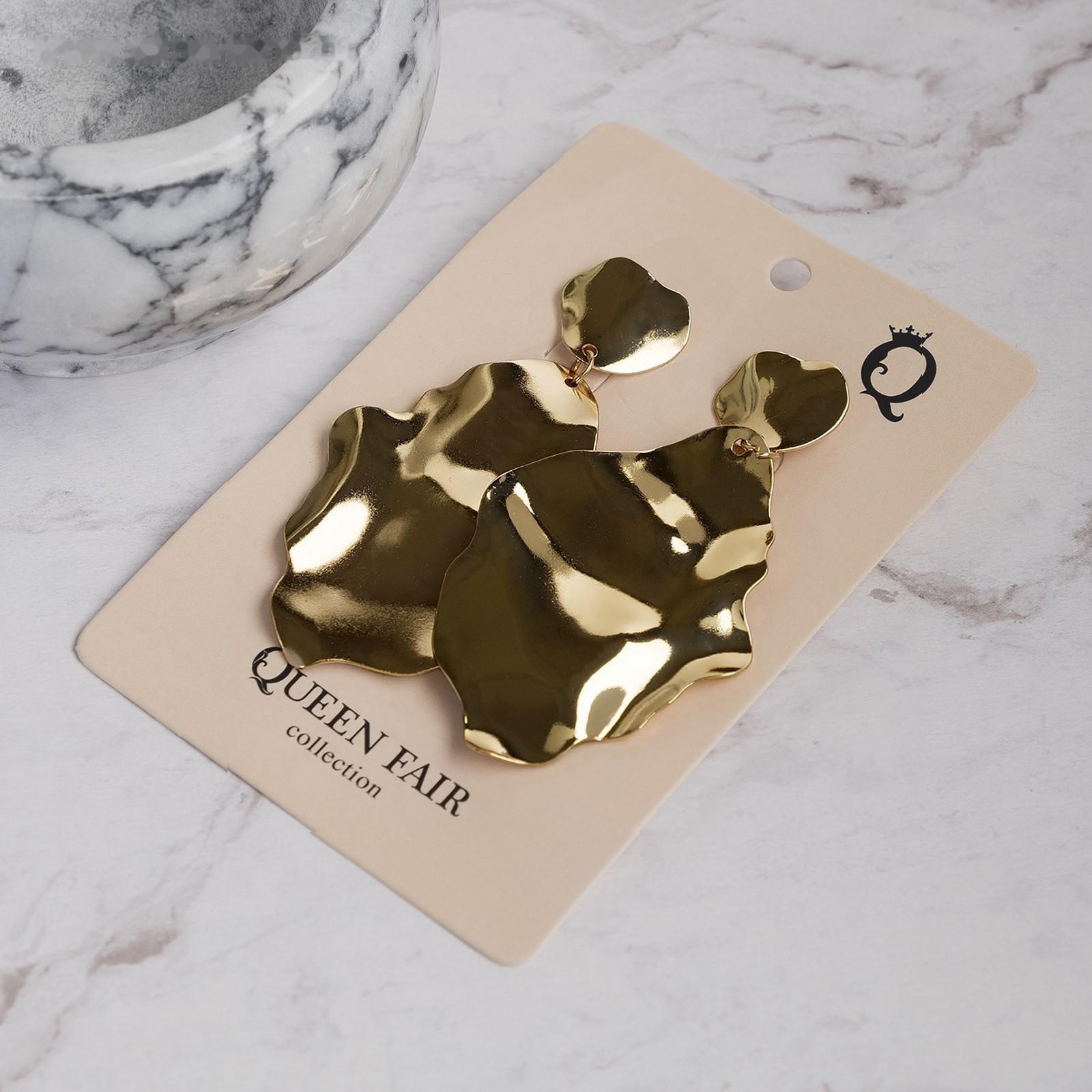 Серьги металл 