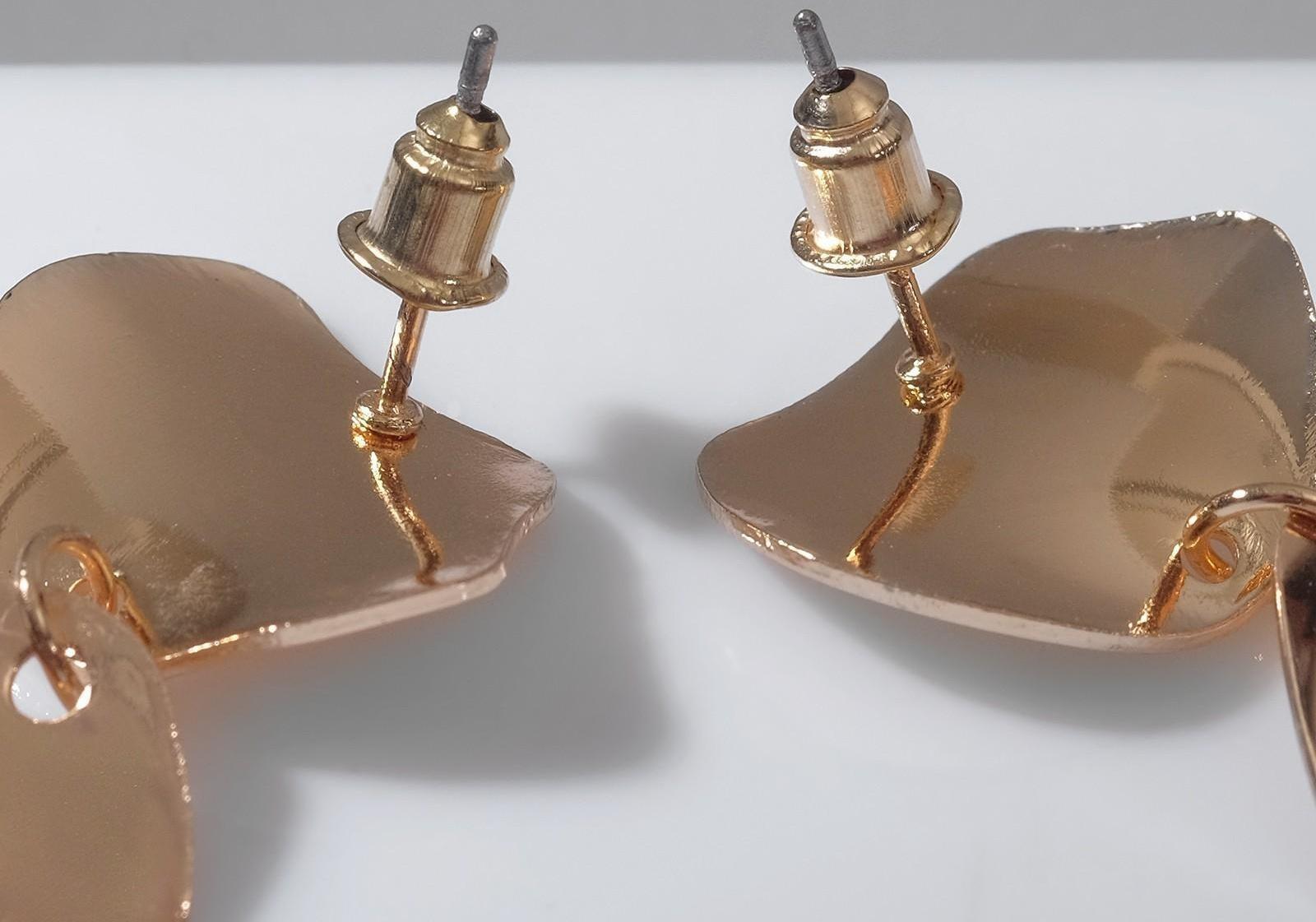 Серьги металл 