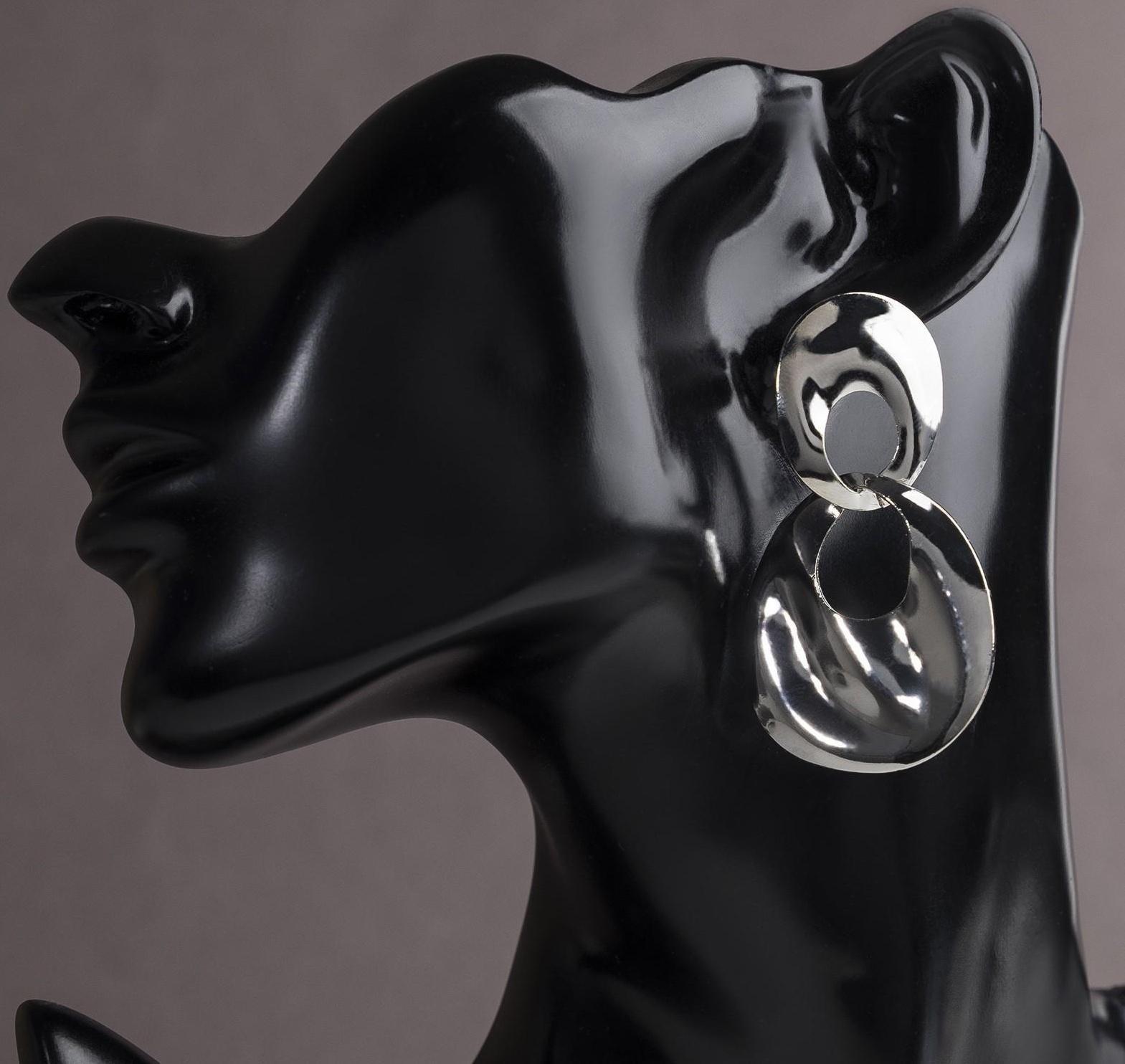 Серьги металл 