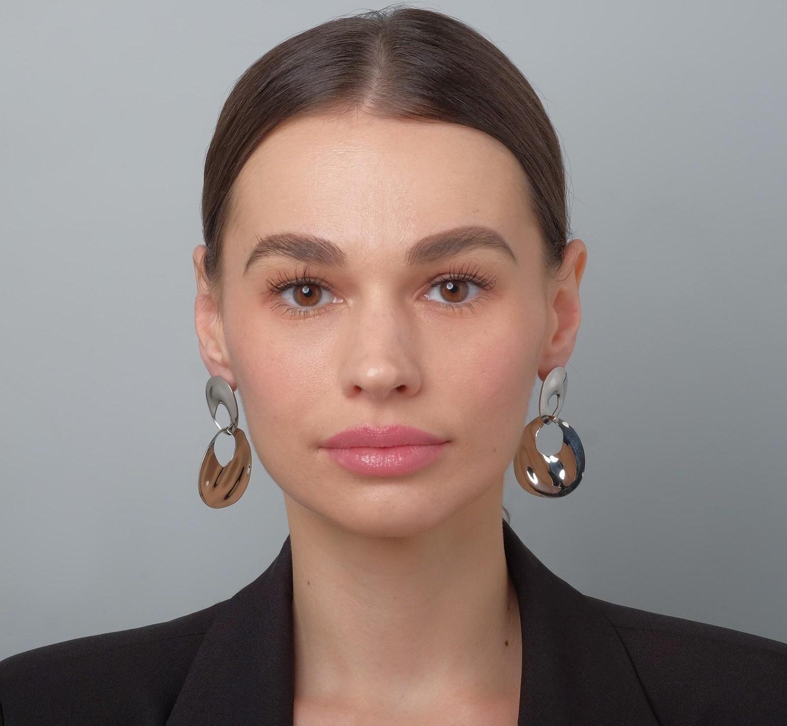 Серьги металл 