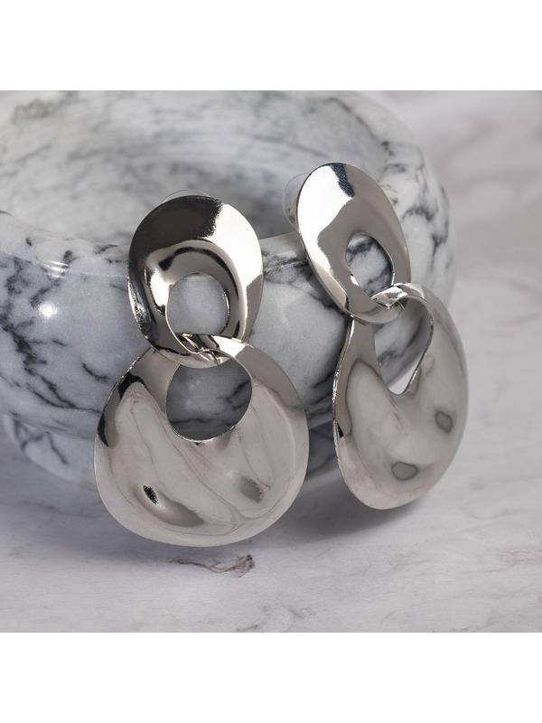 Серьги металл 