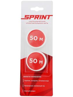 Уплотнительная нить Sprint, набор катушек 2 х 50 м, блистер