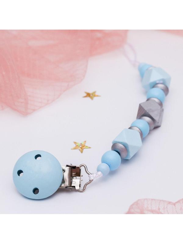 Подарочный набор: держатель для соски-пустышки и грызунок-прорезыватель «Малыш»