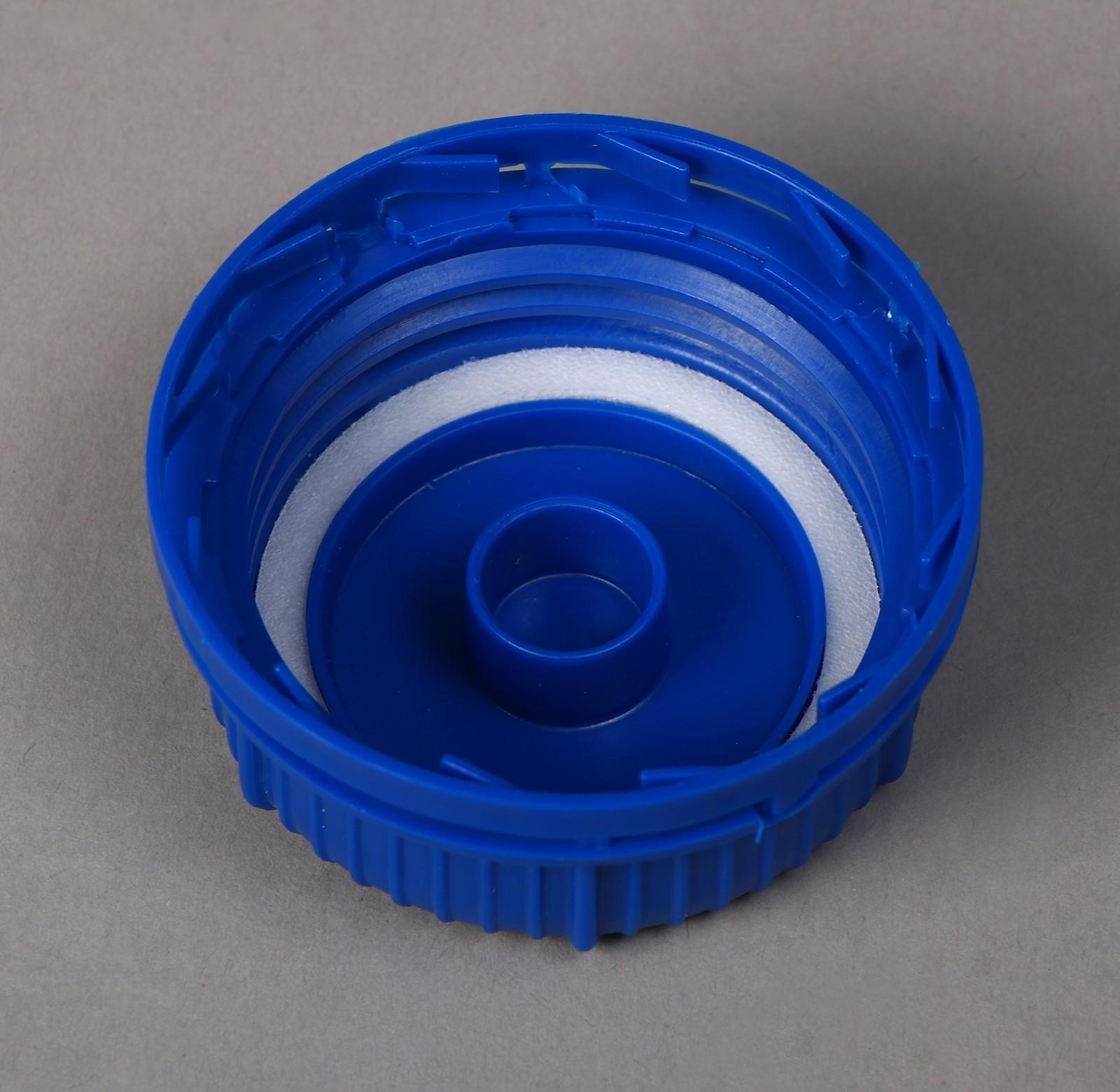 Крышка к Евроканистре объёмом 5 л, 10 л, в сборе с вкладышем, синяя